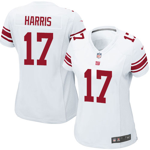 Women's Limited Dwayne Harris Nike Jersey White Road - #17 NFL New York Giants